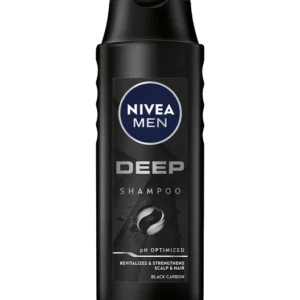 شامپو مردانه نیوآ دیپ با زغال فعال (NIVEA Men Deep Charcoal Shampoo) اورجینال
